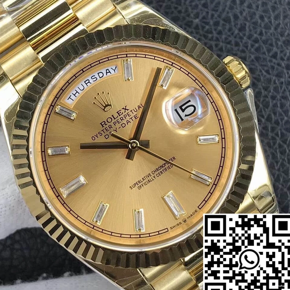 Gold Yellow M228238-0005 Rolex Date EW Day Factory 0513